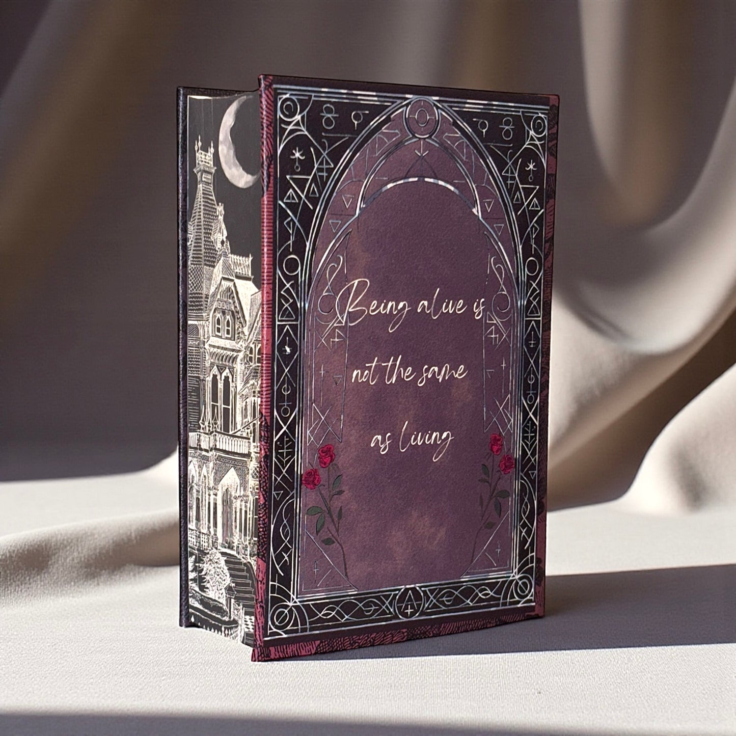 PREORDER - “Alchemised” Luxury Rebind X Anna Stone - Hand-bound Faux Leather Hardback | Sprayed Edges | Custom End Papers