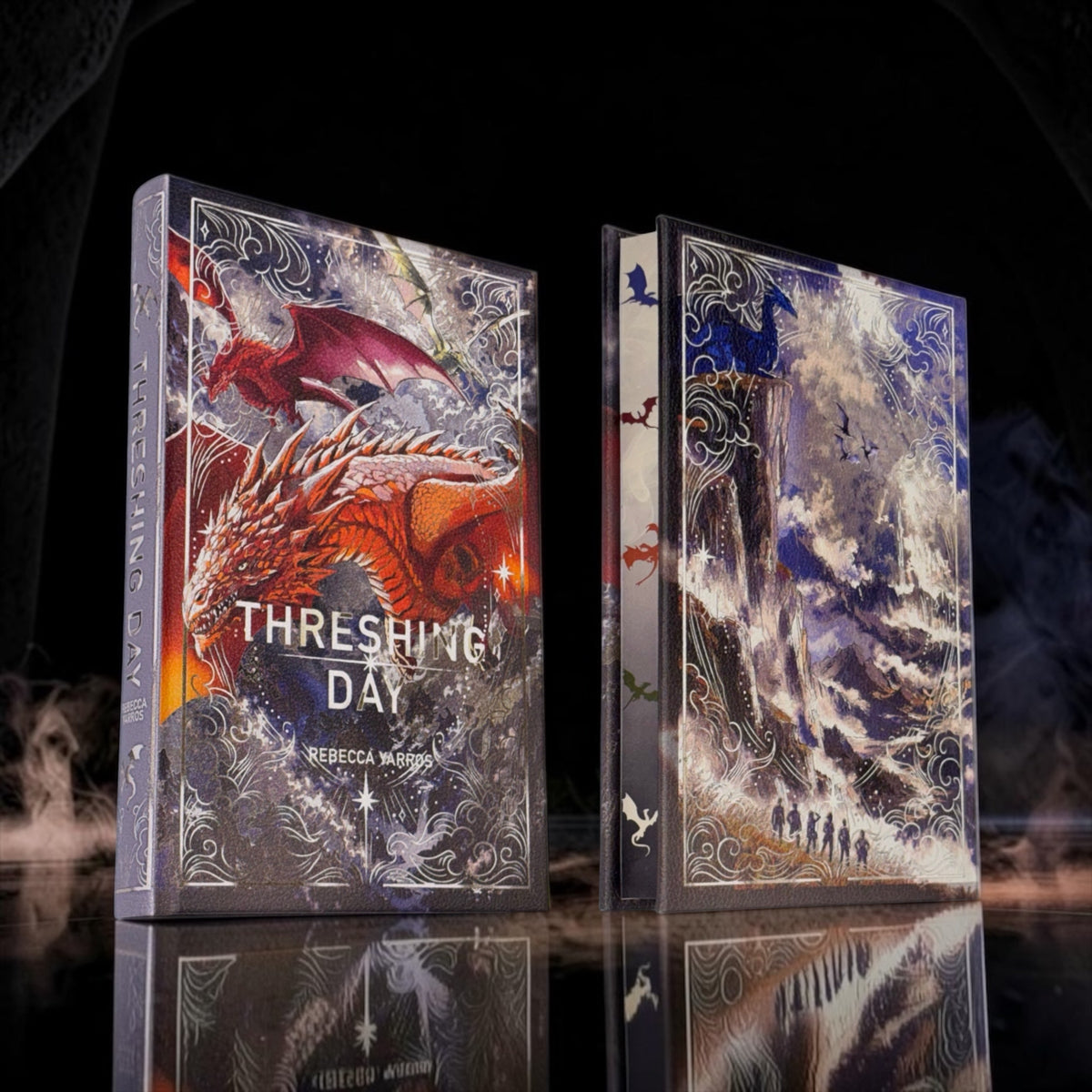 PREORDER - “Threshing Day” Luxury Rebind X Anna Stone - BOOK 2 - Hand-bound Faux Leather Hardback | Sprayed Edges | Custom End Papers