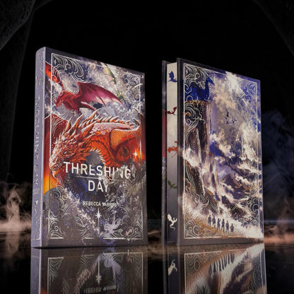 PREORDER - “Threshing Day” Luxury Rebind X Anna Stone - BOOK 2 - Hand-bound Faux Leather Hardback | Sprayed Edges | Custom End Papers
