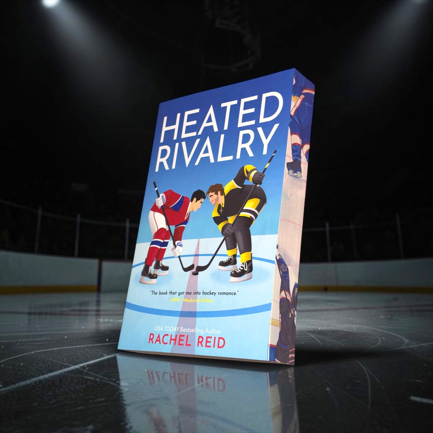 Heated Rivalry - Paperback Sprayed Edge X Kobra Fang - Alternate Dust Jacket