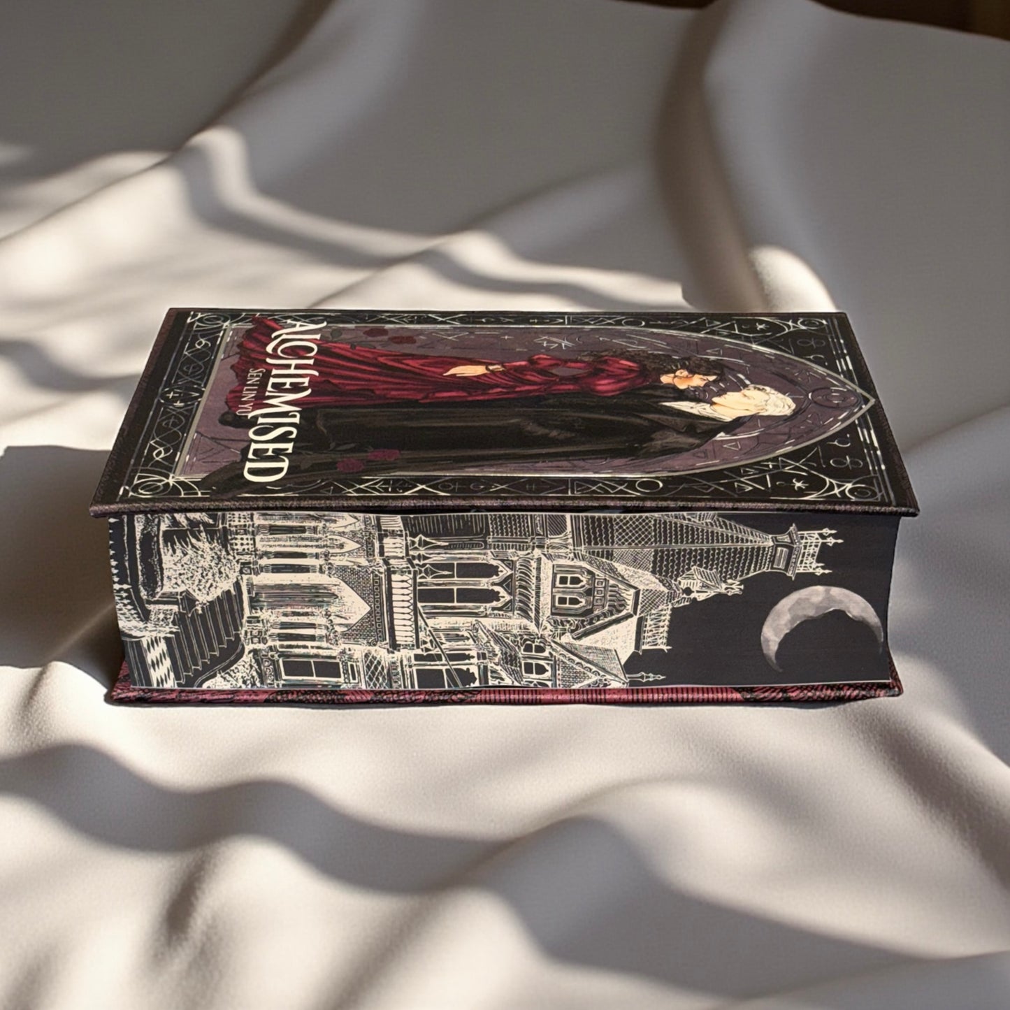 PREORDER - “Alchemised” Luxury Rebind X Anna Stone - Hand-bound Faux Leather Hardback | Sprayed Edges | Custom End Papers