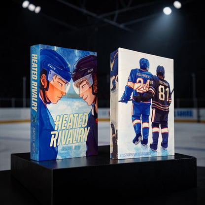 Heated Rivalry - Paperback Sprayed Edge X Kobra Fang - Alternate Dust Jacket