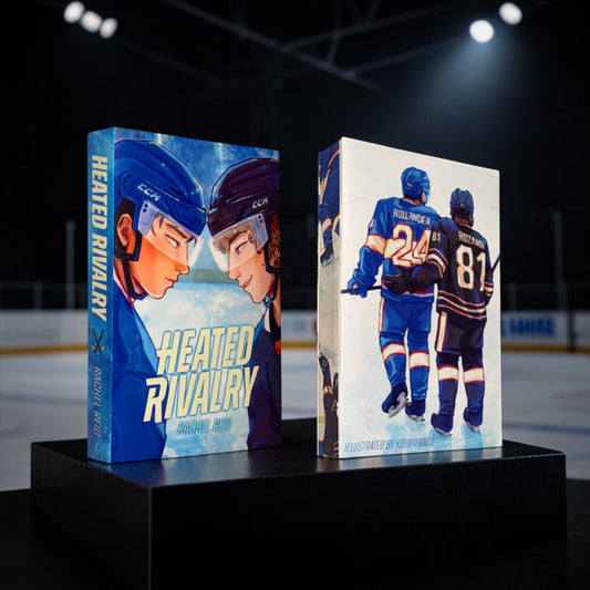 Heated Rivalry - Paperback Sprayed Edge X Kobra Fang - Alternate Dust Jacket