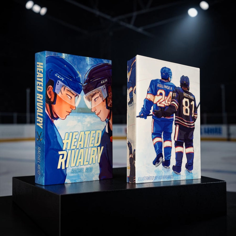 Heated Rivalry - Paperback Sprayed Edge X Kobra Fang - Alternate Dust Jacket