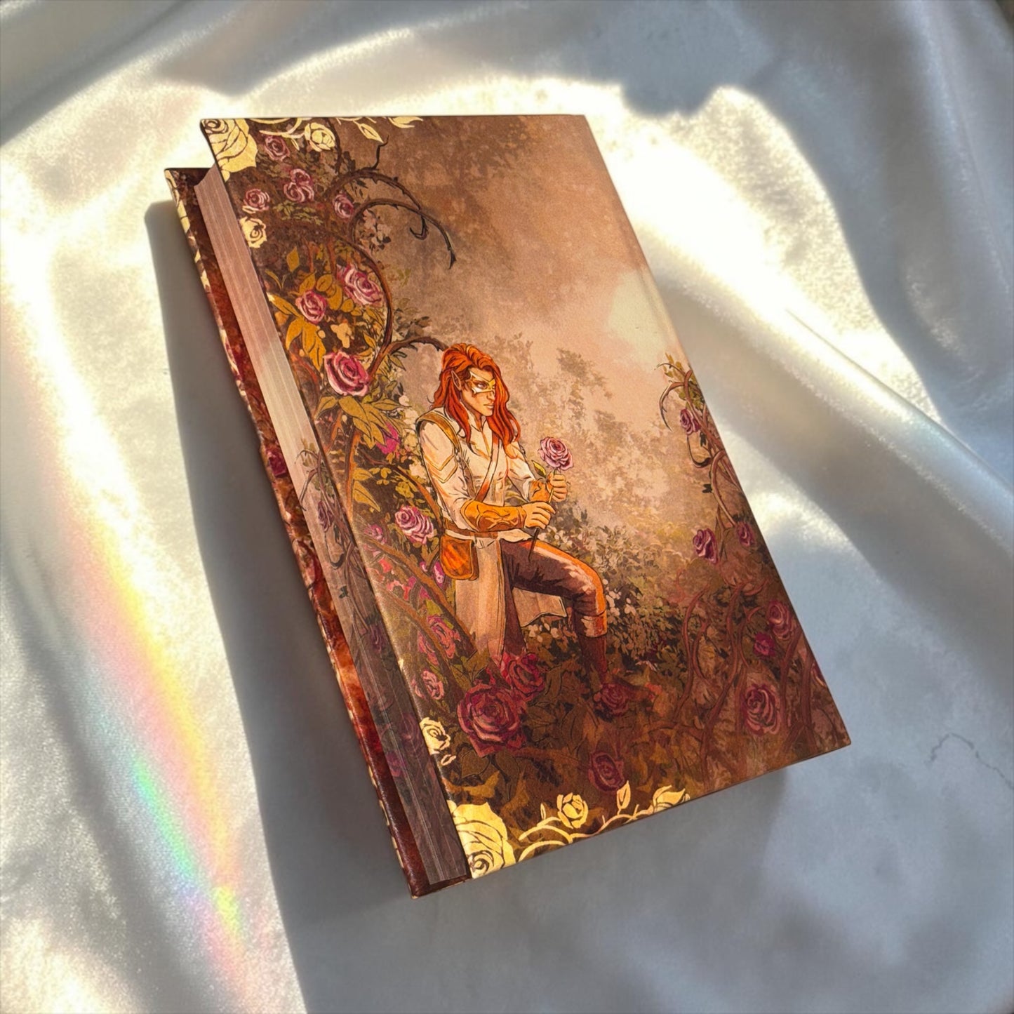 PREORDER - “A Court Of Thorns And Roses” Luxury Rebind X Anna Stone - BOOK 1 - Hand-bound Faux Leather Hardback | Sprayed Edges | Custom End Papers