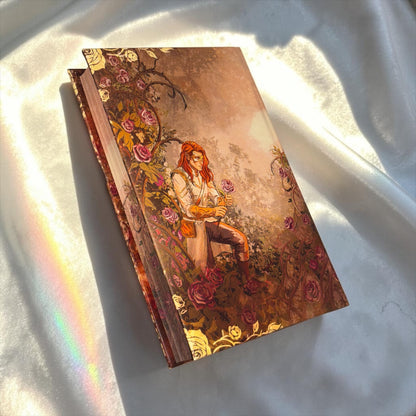 PREORDER - “A Court Of Thorns And Roses” Luxury Rebind X Anna Stone - BOOK 1 - Hand-bound Faux Leather Hardback | Sprayed Edges | Custom End Papers