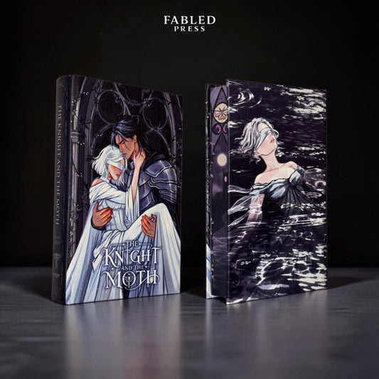 The Knight and The Moth - Luxury Faux Leather Rebind X Artsjadee