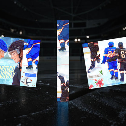 Heated Rivalry - Paperback Sprayed Edge X Kobra Fang - Alternate Dust Jacket
