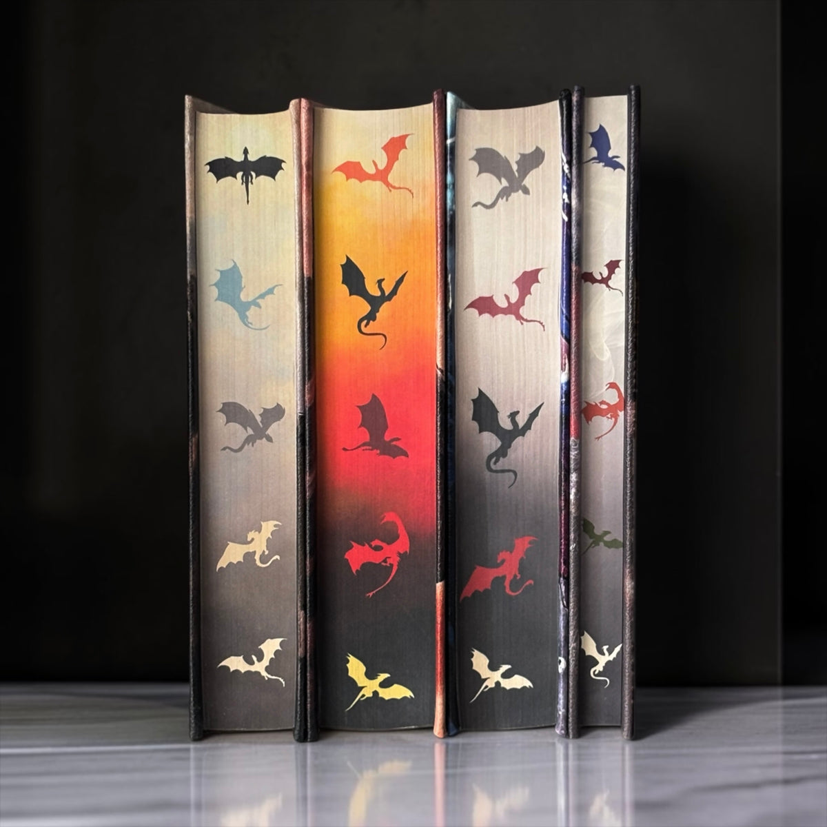 PREORDER - “Threshing Day” Luxury Rebind X Anna Stone - BOOK 2 - Hand-bound Faux Leather Hardback | Sprayed Edges | Custom End Papers