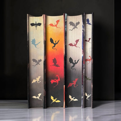PREORDER - “Threshing Day” Luxury Rebind X Anna Stone - BOOK 2 - Hand-bound Faux Leather Hardback | Sprayed Edges | Custom End Papers
