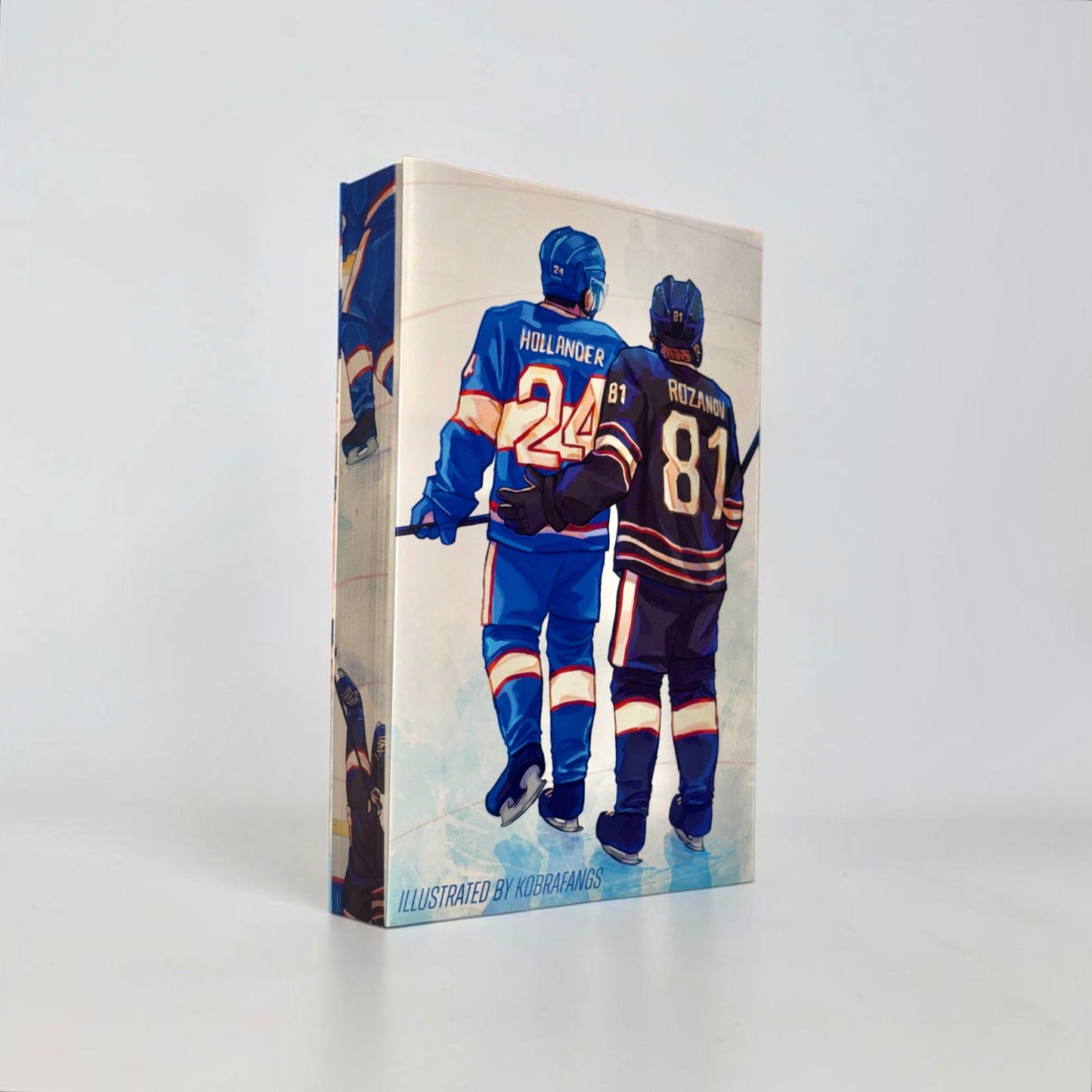 Heated Rivalry - Paperback Sprayed Edge X Kobra Fang - Alternate Dust Jacket