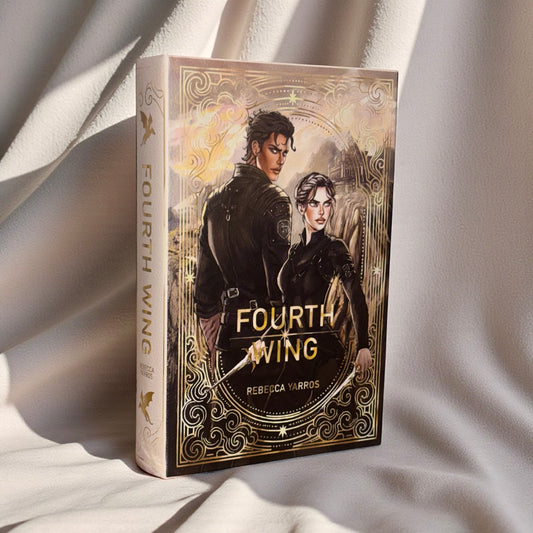 PREORDER - “Fourth Wing” Luxury Rebind X Anna Stone - BOOK 1 - Hand-bound Faux Leather Hardback | Sprayed Edges | Custom End Papers