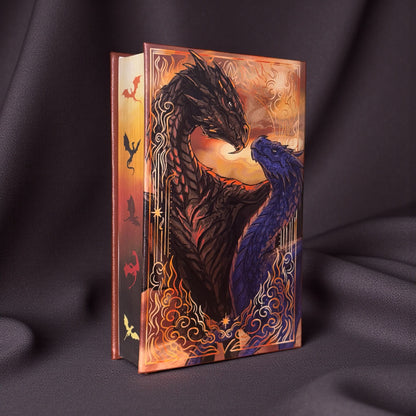 PREORDER - “Iron Flame” Luxury Rebind X Anna Stone - BOOK 2 - Hand-bound Faux Leather Hardback | Sprayed Edges | Custom End Papers