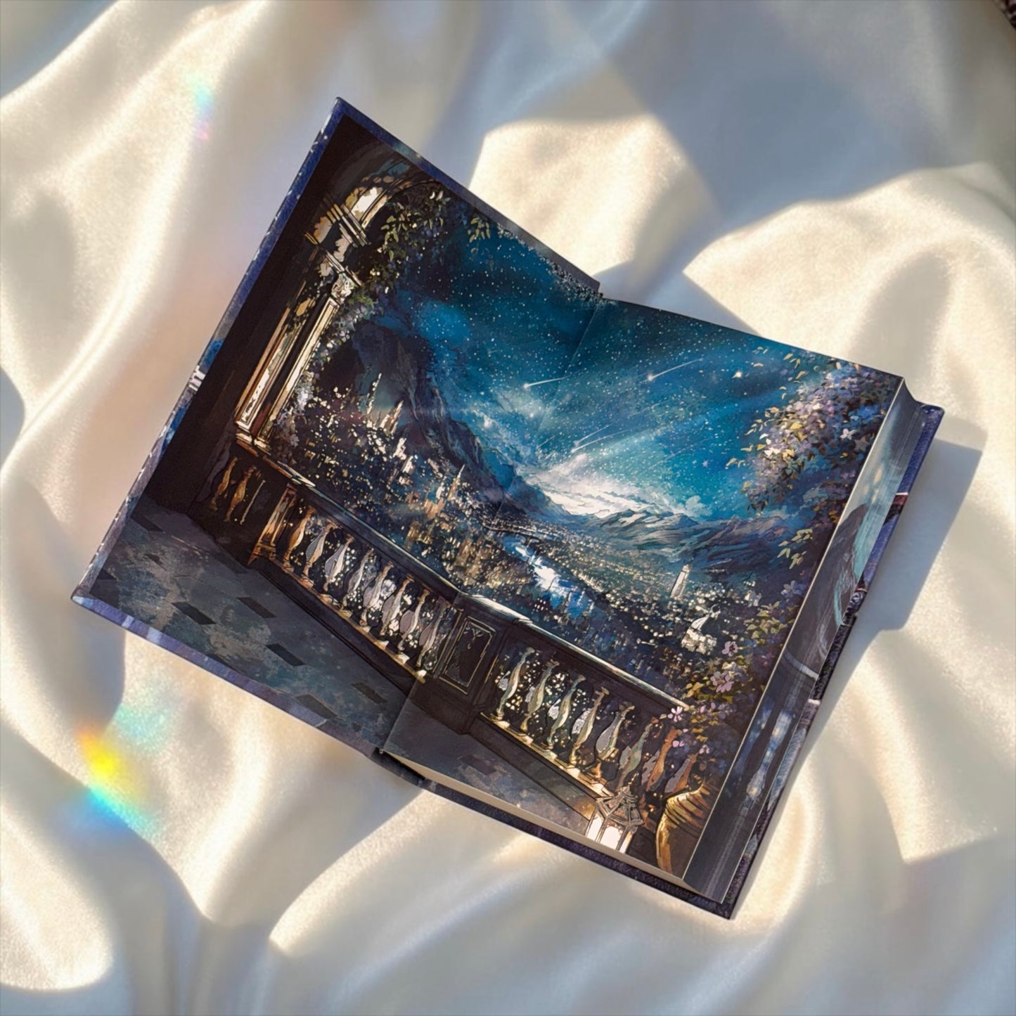 ACOTAR Rebind Set X Anna Stone - Bundle Preorder - Faux Leather Rebinds - Sprayed Edges - Custom End Papers