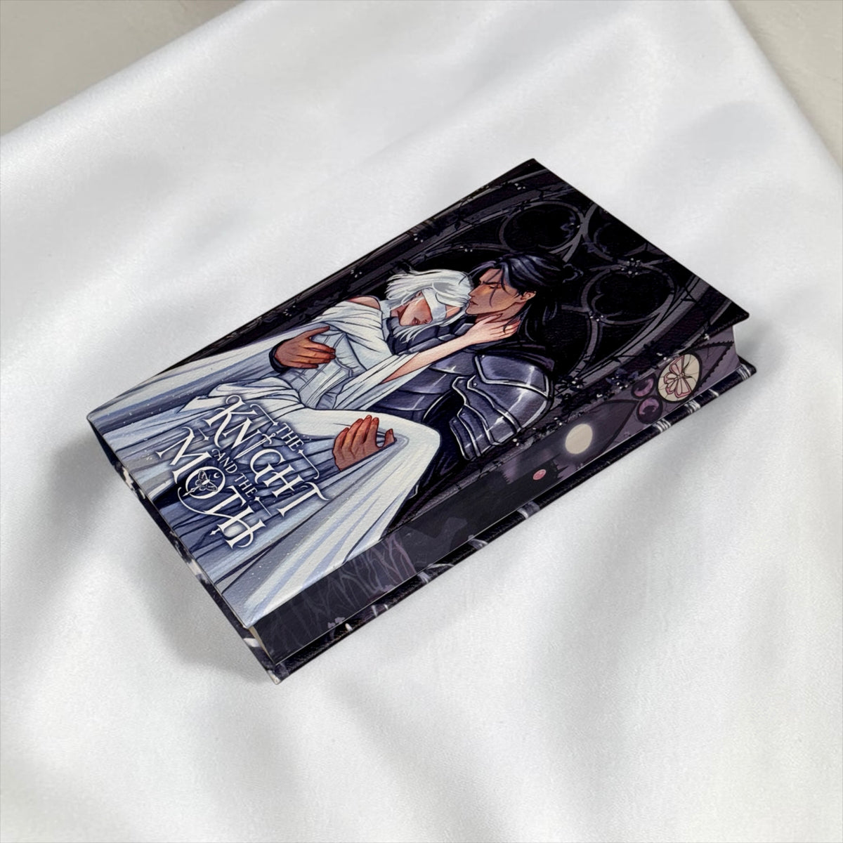 The Knight and The Moth - Luxury Faux Leather Rebind X Artsjadee