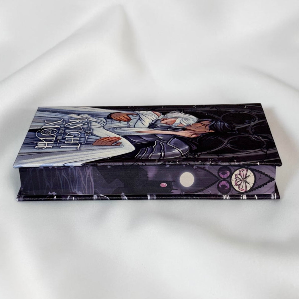 The Knight and The Moth - Luxury Faux Leather Rebind X Artsjadee